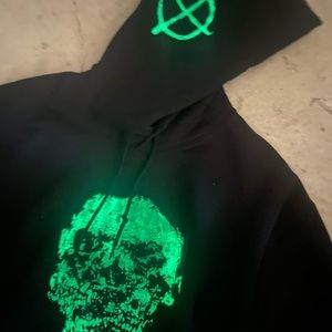 Glow in the dark black and white available